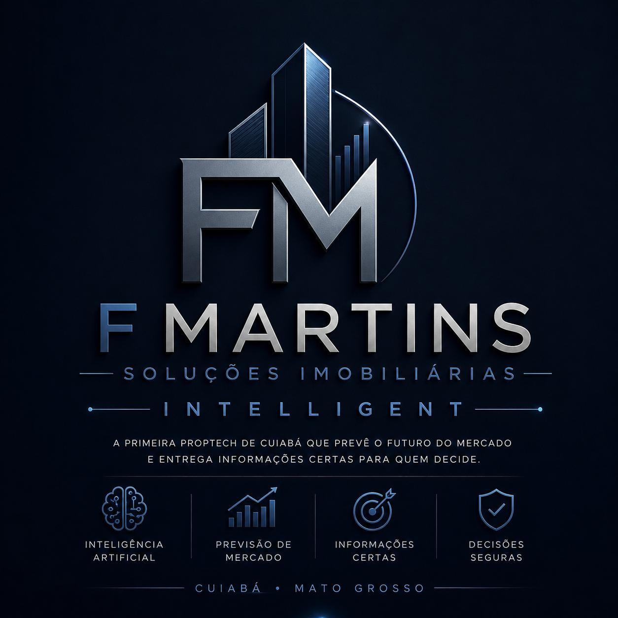 Logotipo da F Martins SOLUCOES IMOBILIARIAS